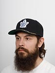 Бейсболка MITCHELL NESS арт. HHSS6564-TMLYYPPPBLCK Toronto Maple Leafs NHL (черный)
